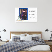 ラブラドードルドッグ葉インドッグ引用文キャンバス印刷 キャンバスプリント (インサイチュ (寝室))