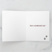 ラブラドードル、ハッピーバースデーカード カード (内部)