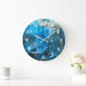 ラブラドーライトジェムズブルー ラージ壁時計 (ホーム)