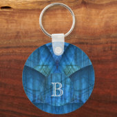 ラブラドーライトジェムズモノグラムキーチェーン キーホルダー (正面)