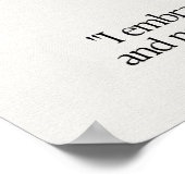 ラブラドーライト石結晶意味カード ポスター (角)