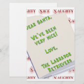 ラブラドールいけなとニース 便箋 (正面/裏面)