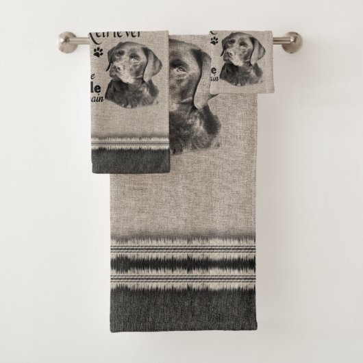 ラブラドールが失敗した場合の引用文 バスタオルセット (インサイチュ)