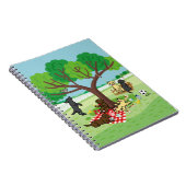 ラブラドールとハッピーツリー ノートブック (右側)