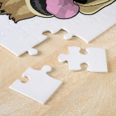 ラブラドールとバンダナ ジグソーパズル (側面)