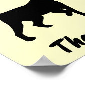 ラブラドールとファルコリー ポスター (角)