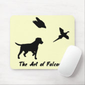 ラブラドールとファルコリー マウスパッド (マウス)