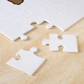 ラブラドールのかわいい犬の子犬の解剖学 ジグソーパズル (側面)