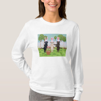 ラブラドールのイースターのウサギ!! Tシャツ