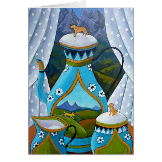 ラブラドールのティーセット