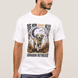 ラブラドールのハロウィンTシャツ ヴィンテージ ドッグマザー グラフィック_1 Tシャツ