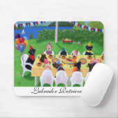 ラブラドールのパーティー マウスパッド (マウス)