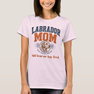 ラブラドールのママのための名入れギフト, オーダーメイドの犬グッズ Tシャツ