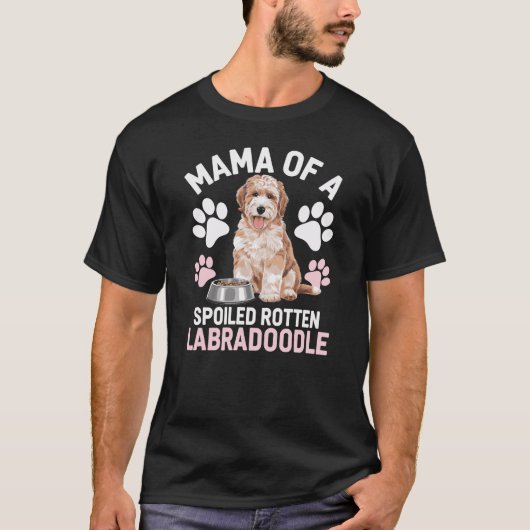 ラブラドールのママ Tシャツ (正面)