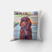 ラブラドールのマーフィー クッション (裏面)