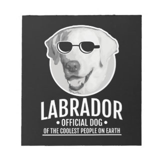 ラブラドールの国民の公クール服犬 ノートパッド