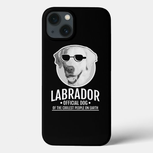 ラブラドールの国民の公クール服犬 Case-Mate iPhoneケース (裏面)