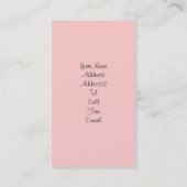 ラブラドールの子犬の名刺 名刺 (裏面)