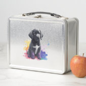 ラブラドールの子犬 メタルランチボックス (インサイチュ)