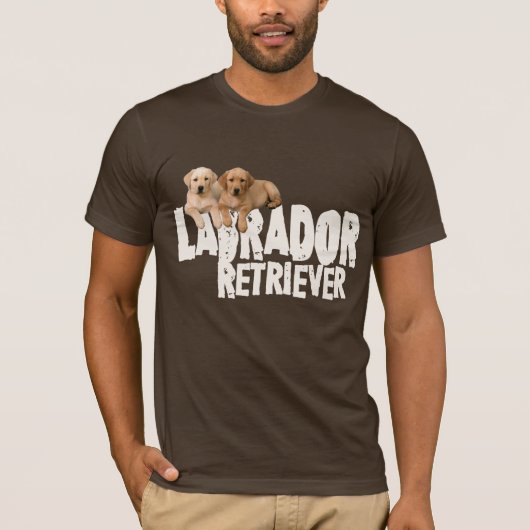 ラブラドールの子犬 Tシャツ (正面)