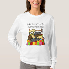 ラブラドールの漫画との生存 Tシャツ