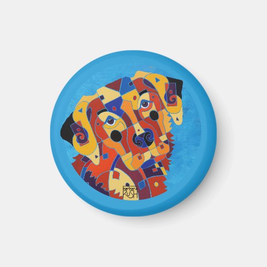 ラブラドールの磁石の残留物 マグネット (正面)