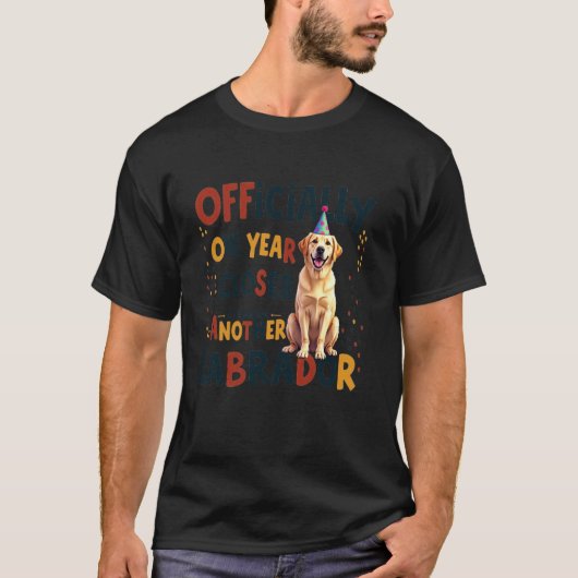 ラブラドールの誕生日 ラブラドール Tシャツ (正面)
