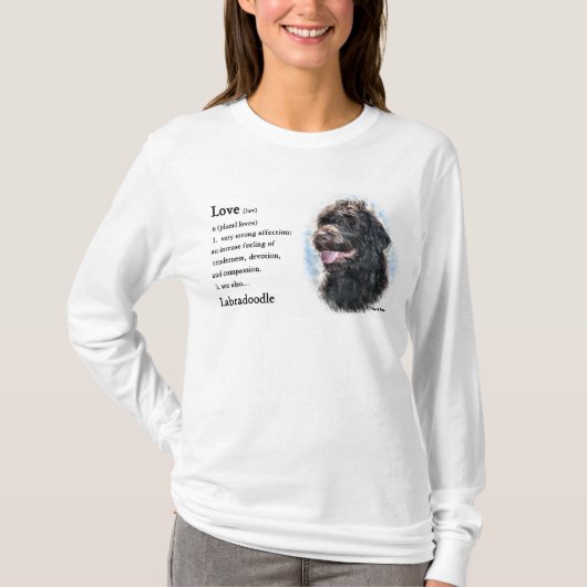 ラブラドールの贈り物 Tシャツ (正面)