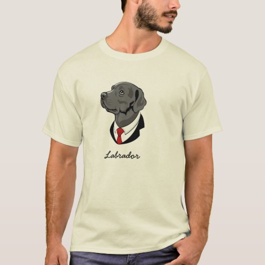 ラブラドールのTシャツ Tシャツ (正面)