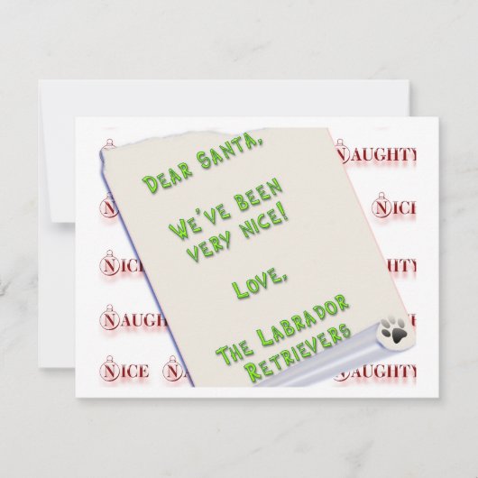 ラブラドールは全く (正面)