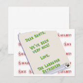 ラブラドールは全く (正面/裏面)