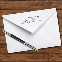 ラブラドールウォッチングユー差出人住所 セルフインキングスタンプ