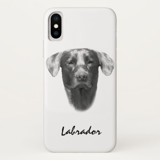 ラブラドールエレガント犬 Case-Mate iPhoneケース (裏面)
