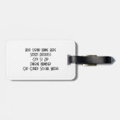 ラブラドールオンザファームB&Wラゲッカスタムジタグ ラゲッジタグ (裏面横)