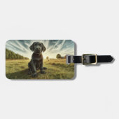 ラブラドールオンファームカスタムラゲッジタグ ラゲッジタグ (正面横)