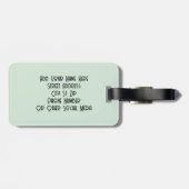 ラブラドールオンファームカスタムラゲッジタグ ラゲッジタグ (裏面横)