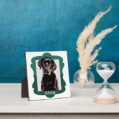 ラブラドールカスタマイズ模様の写真フレーム フォトプラーク (インサイチュ)