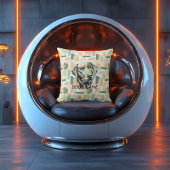 ラブラドールカスタムポートレート枕抽象芸術模様 クッション