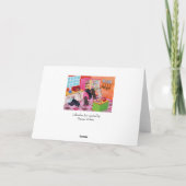 ラブラドールキッチン絵画パーティー カード (裏面)