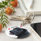 ラブラドールキーチェーン キーホルダー (側面)