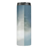 ラブラドールクリスマスの雪の冬 タンブラー (裏面)