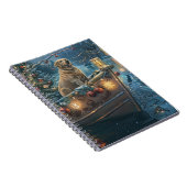 ラブラドールクリスマスフェスティバル航海 ノートブック (右側)