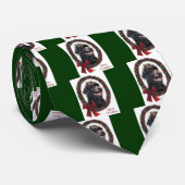 ラブラドールクリスマスプレゼント ネクタイ (ロール)