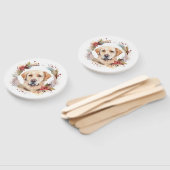 ラブラドールクリスマスリースフェスティバルカップ ハンドファン (組立なし)