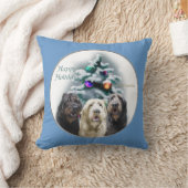 ラブラドールクリスマス クッション (ブランケット)