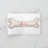 ラブラドールサンタハットクリスマスツリー シーズンカード (内部)