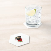 ラブラドールシャツクリスマスギフト愛犬家ラボサンgl ペーパーコースター (インサイチュ)