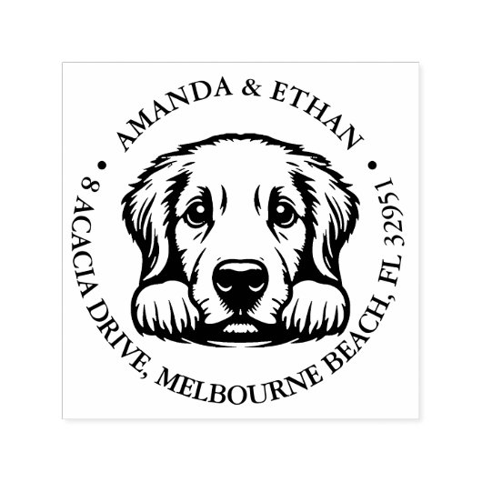 ラブラドールテーマ セルフインキングスタンプ (デザイン)