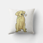 ラブラドールデイジー クッション (裏面)