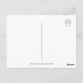 ラブラドールデュオウォッチングユーサンキューポストカード ポストカード (裏面)